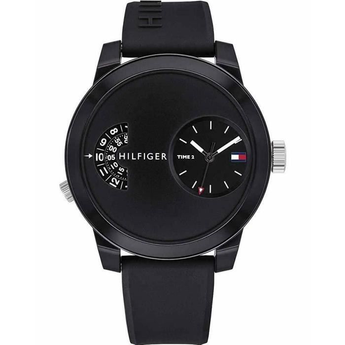 Tommy Hilfiger-Montre Analogique pour Hommes à movement Quartz en Silicone - 1791555