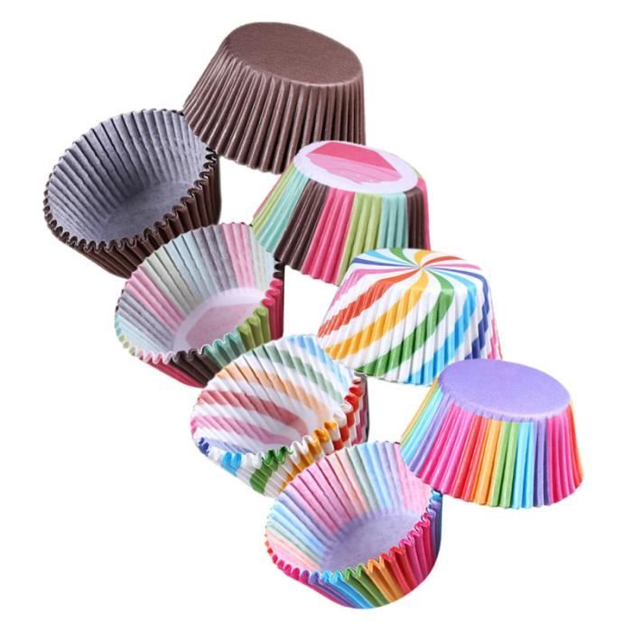 Doublures de cupcake décoratives pratiques Muffin Cups Cupcake Liner Wrappers pour la fête GATEAU PATISSIER