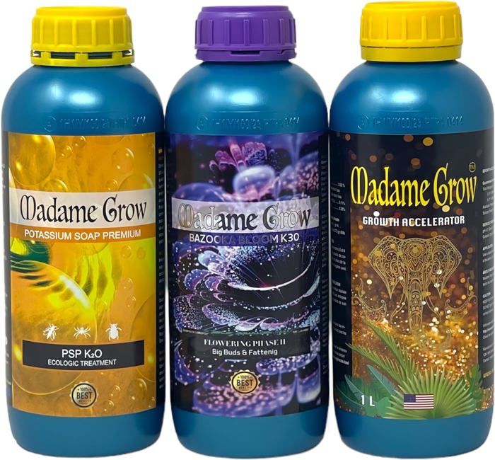 Engrais Organique Madame Grow - Accelerator 500ml Pour Plantes Médicinales