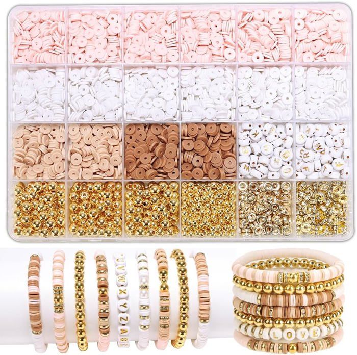 Gros Lot De 1000+ Pièces Pour Fabrication De Bracelets : Perles, Outils, Rangement – Idéal DIY