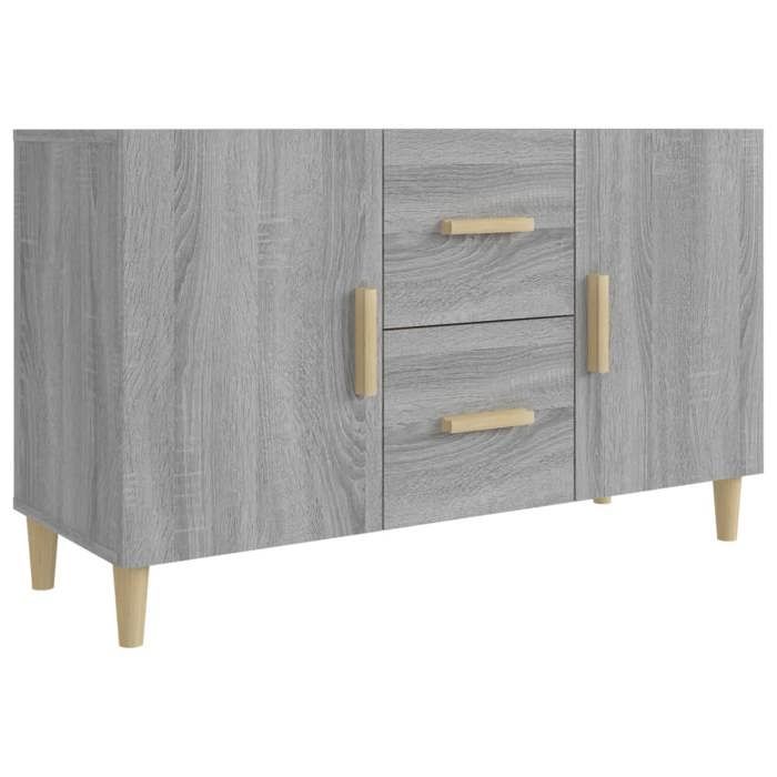 “SALE 2025”Buffet bas salon - Classique - Commode Buffet - sonoma gris - 100x36x60 cm - Bois dingénierie chill904819