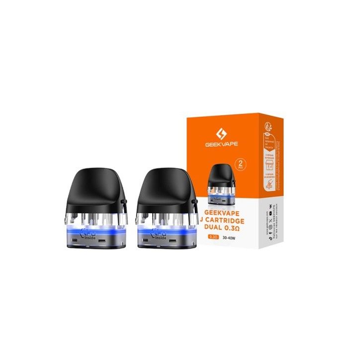 Geek vape - Cartouches J Dual Mesh 0.3ohm 5ml (2pcs)
