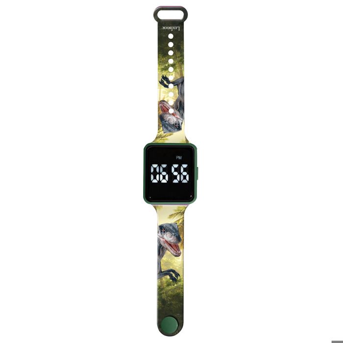 Lexibook Montre digitale LED enfant Motif Dinosaures vert - bracelet ajustable Lexibook Montre digitale LED enfant Motif Dinosaures vert - bracelet ajustable