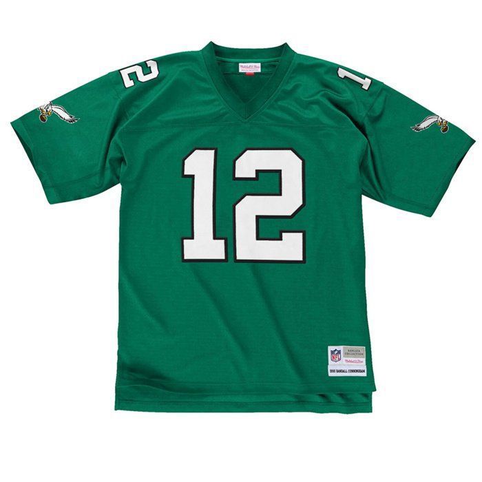Maillot NFL - MITCHELL & NESS - Philadelphia Eagles - R. Cunningham - 100% polyester - Vert Celtique