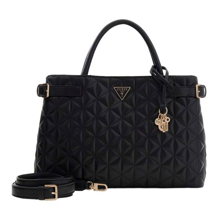 GUESS Sac à main noir pour femme - Paisleigh Girlfriend Satchel 330386 GUESS Sac à main noir pour femme - Paisleigh Girlfriend Satchel 330386