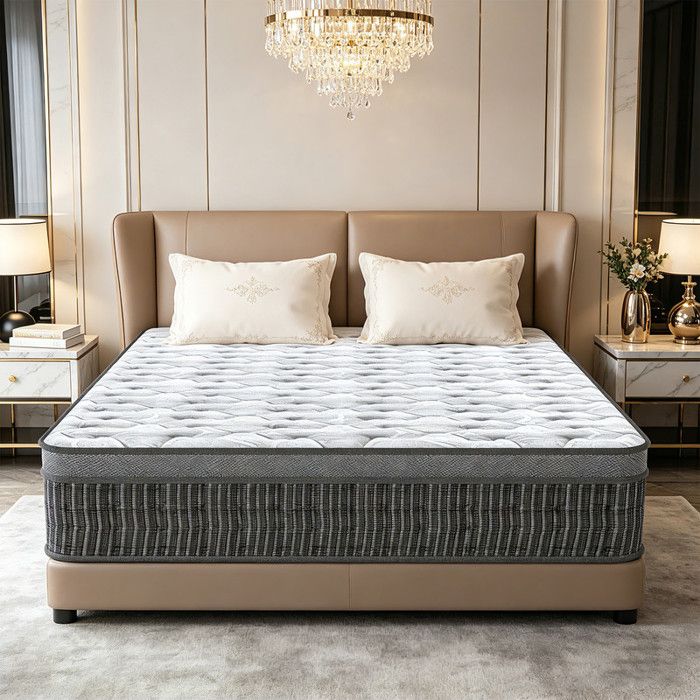 Matelas 2 personnes 160x200 cm en Mousse à Mémoire de Forme Silencieux sans Bruit Haute Résilience Ultra Respirant Épais 28cm