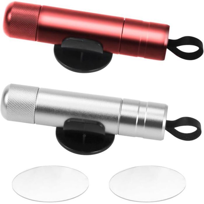 2 Pièces Brise Vitre Coupe Ceinture 2 en 1 Briseur de Vitre de Voiture Portable et Coupe Ceinture Marteau de Sécurité pour Voitur