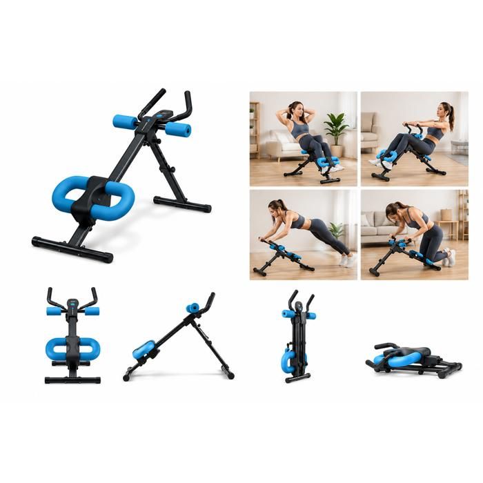 Appareil de Musculation Abdominale Pliable Réglable – Banc Fitness pour