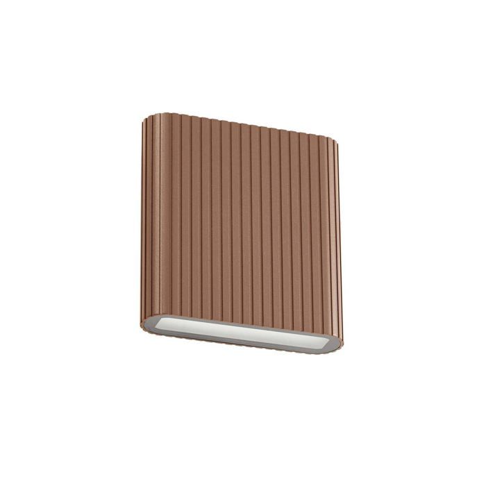 Applique extérieure ampoules LED - Lucande - lampe murale extérieure - Aluminium - marron foncé