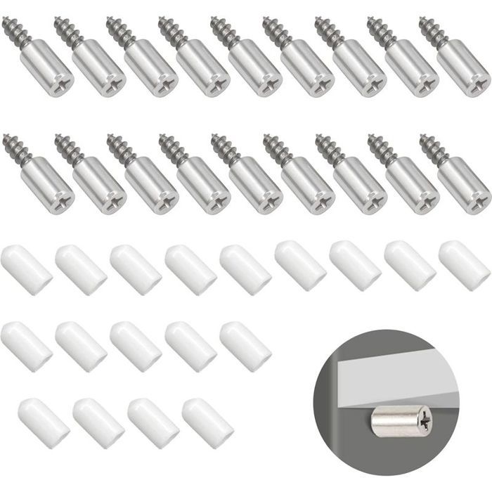Taquet Étagère Broches 18 sets Goujon de Cloison Support dÉtagère Broches Cheville Supports de Plaque pour meubles placard