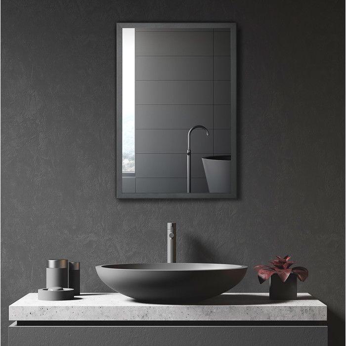 Armoire à pharmacie murale avec miroir 3 étagères acier inoxydable noir 40 x 12 x 60 cm rangement salle de bain