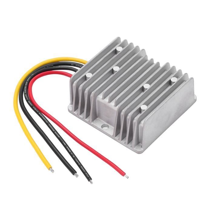 Convertisseur DC Step-Down 12V/24V Vers 6V 10A 60W - Étanche IP68 - Pour Alimentation LED, Moteurs, Etc.