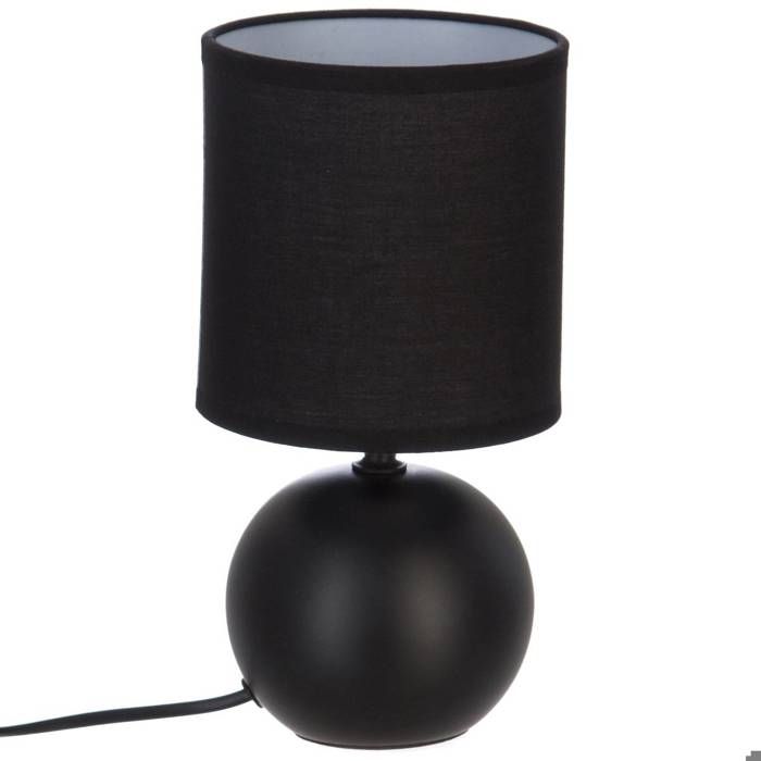 lampe de chevet boule - atmosphera noir