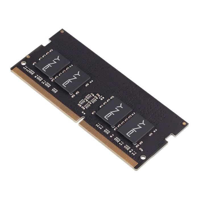 Mémoire RAM - PNY - SODIMM DDR4 2666MHz 1x16GB - (MN16GSD42666)