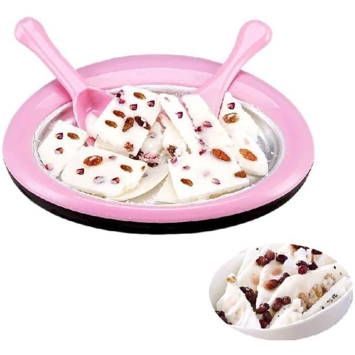 Machine à Rouleaux de crème glacée, Machine à yogourt Frit pour