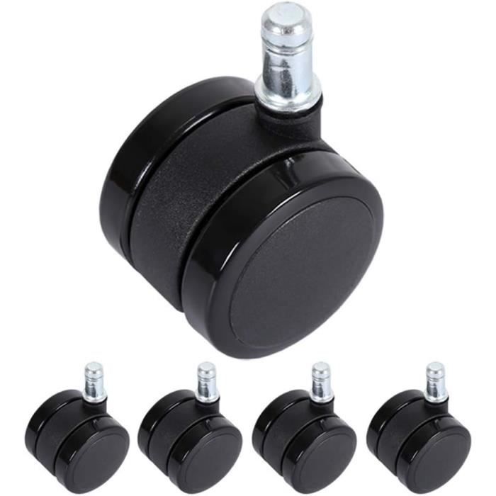 4 Pièces Roulettes Pour Meubles Roulette Chaise Bureau Roulettes De Filetées M8 X 15mm, 2 Avec
