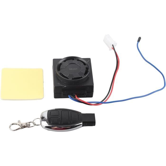 Alarme Moto Anti-Vol Avec Télécommande - Sirène 125dB - Étanche - Universel 12V