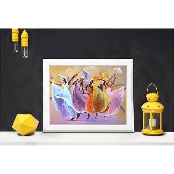 Diamond Painting Femme Africaine,5D Broderie Diamant Kit Complet