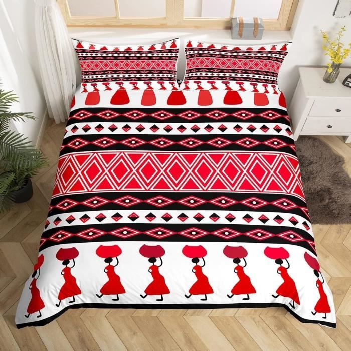 Housse De Couette 240 X 260 Femme Africaine, Tribus