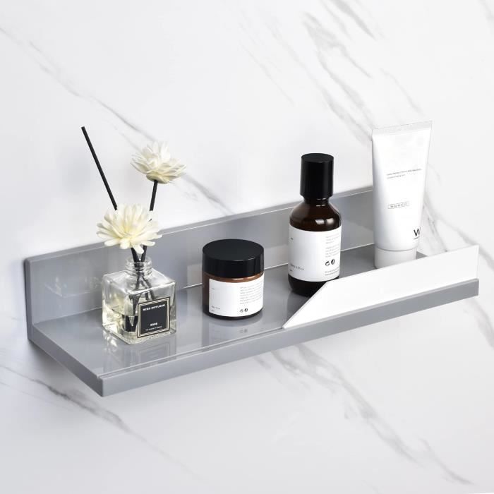 Lot De 4 étagères D'angle De Douche Adhésives En Acier Inoxydable Avec Crochets Et Support De Dentifrice Pour Salle De Bain, Dortoir Et Cuisine