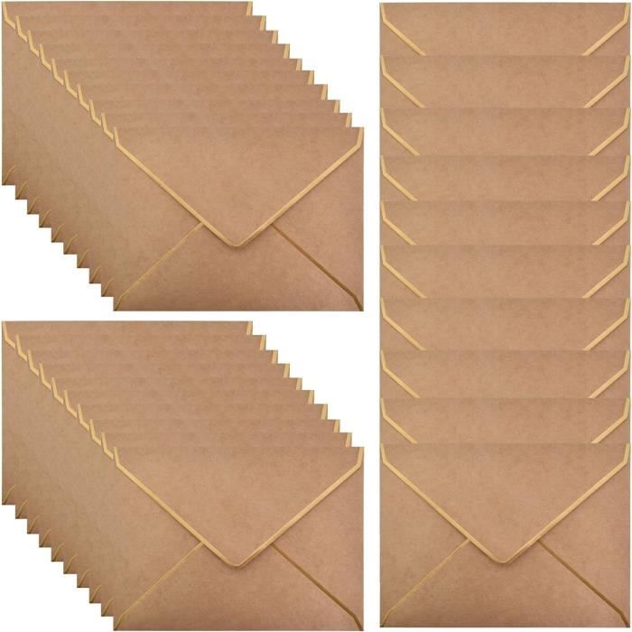 20 Paquets D'enveloppes De Cartes De Vœux Classiques, Enveloppes