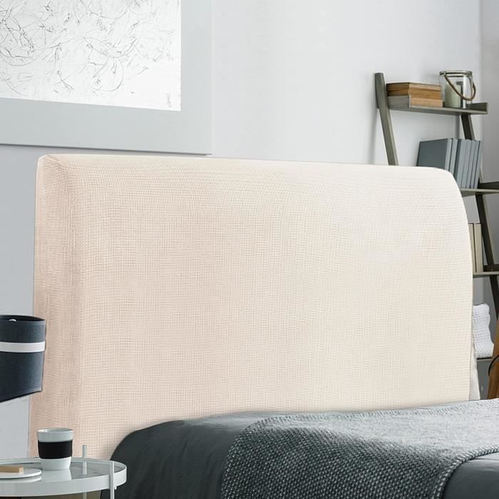 Housse De Tête De Lit Blissio 180cm - Velours Élastique - Protection Anti-poussière - Lavable En Machine