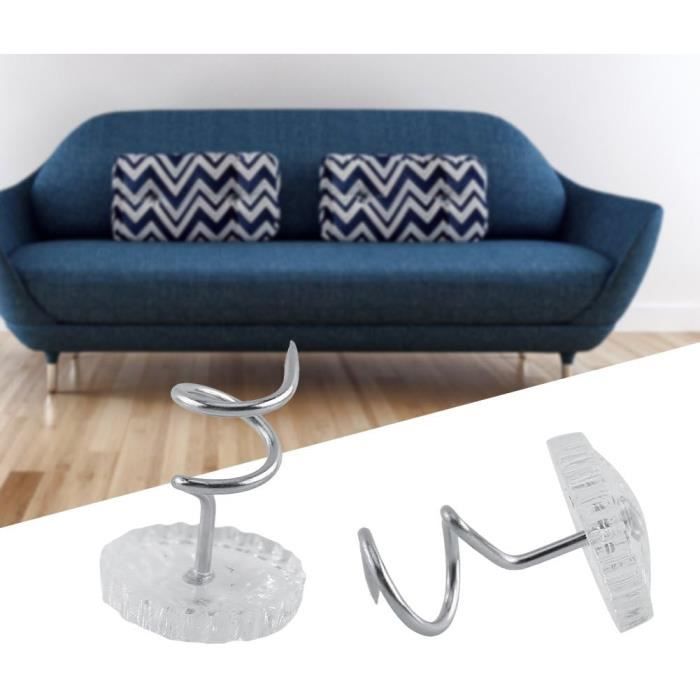 30 Pins à Tête Claire Pour Housses De Canapé, Jupes De Lit - Fixation Tissu Ameublement