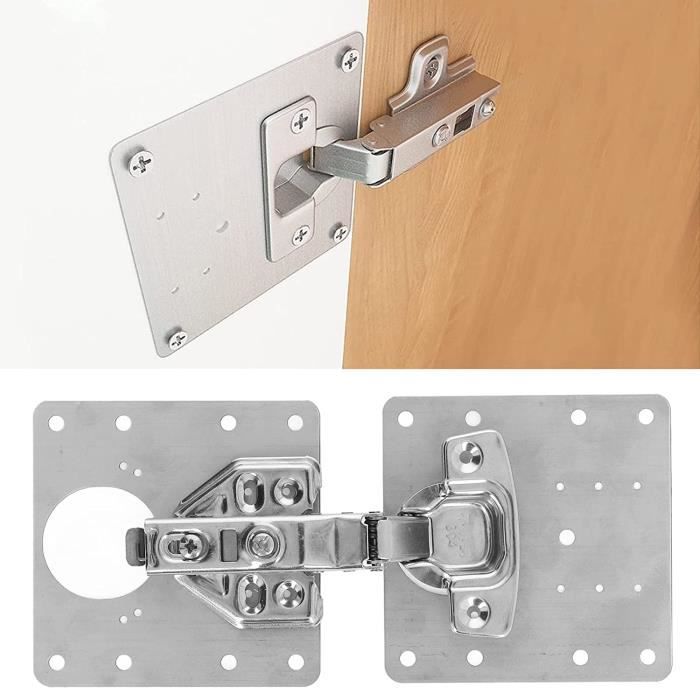 Charnières | Novio | Charnière de porte droite avec axe en acier inoxydable | 60 x 100
