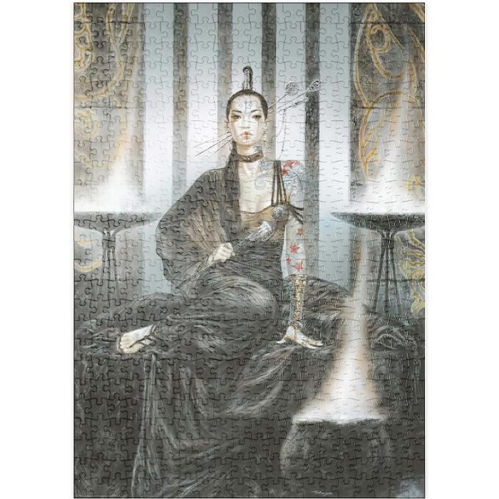 Puzzle de 1500 pièces : Lune morte, Luis Royo - Rue des Puzzles