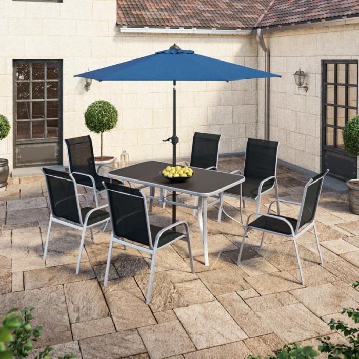 Table De Jardin 8 A 10 Personnes Aspect Resine Tressee 220x90cm