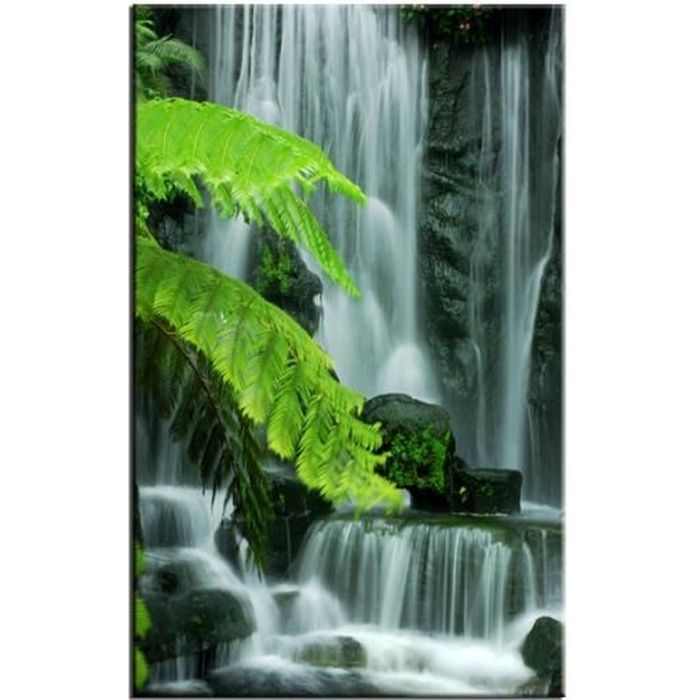 Tableau Plexiglas Vague Teahupoo - Impression HD Sur Verre Acrylique 80x50cm - Déco Murale Moderne