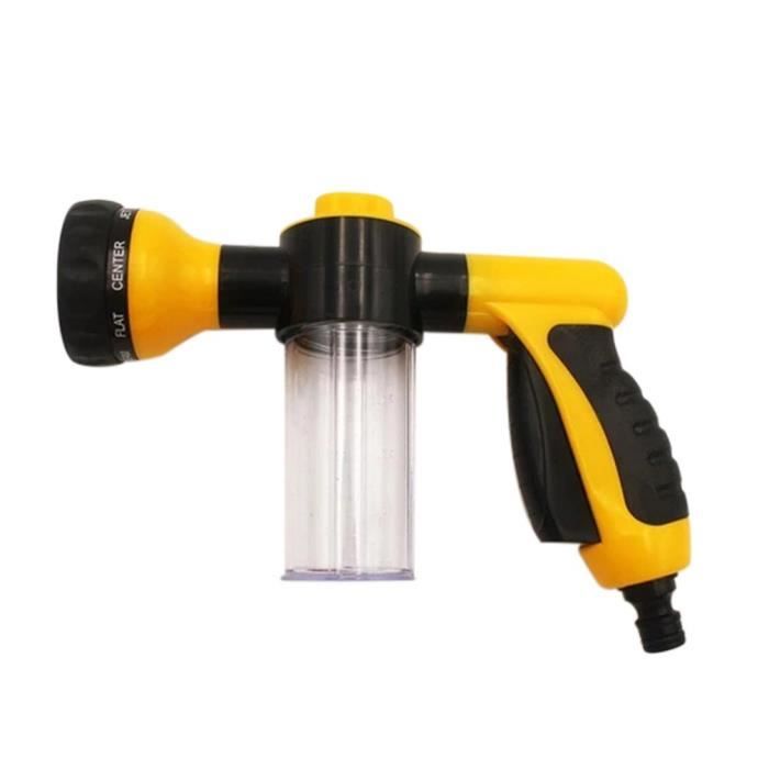 Pistolet à Eau Multifonction Avec Réservoir - 6 M De Portée, 8 Modes De Pulvérisation - Pour Lavage Voiture Et Arrosage Jardin