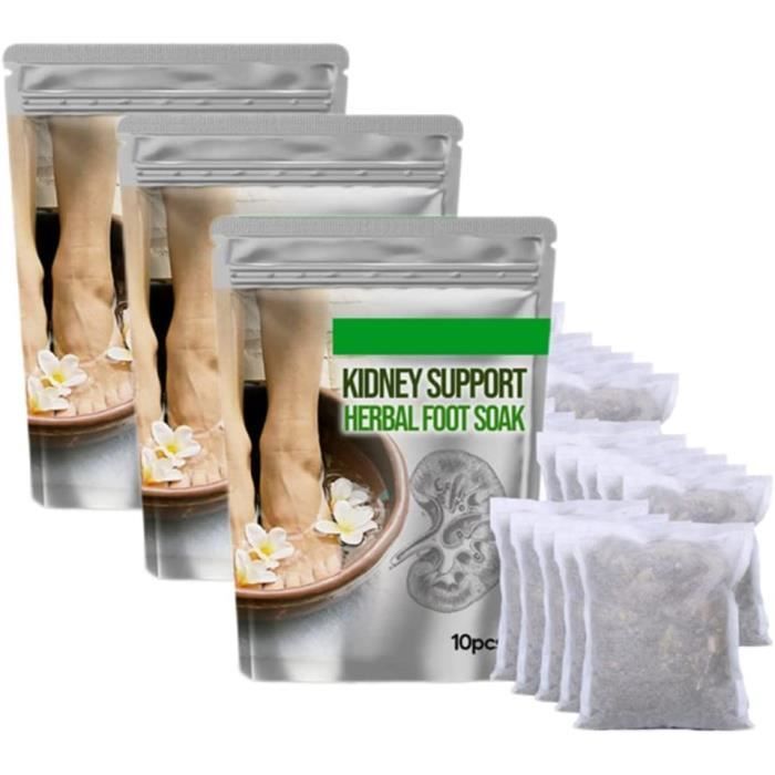 PureCleanse Kidney Support Herbal Foot Soak, Lymphatic Drainage Ginger