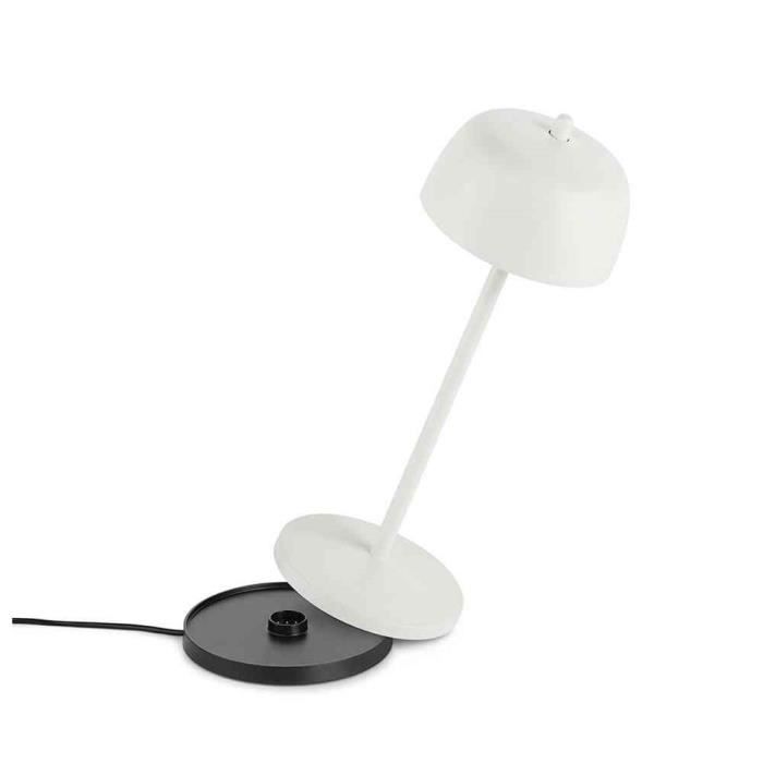 Lampe - Zafferano - Theta - Aluminium - Rechargeable USB - Blanc Lampe - Zafferano - Theta - Aluminium - Rechargeable USB - Blanc