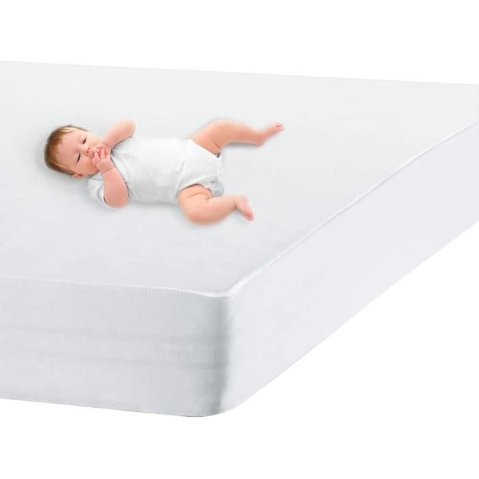 Tencel Protege Matelas Alese Bebe Impermeable Et Respirante Anti Acarien 60x1 Cm Cdiscount Puericulture Eveil Bebe
