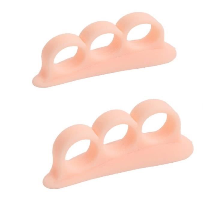 Gel Silicone Correcteur Pour Orteils - 1 Paire, Blanc, Soin Des Pieds - Neuf Avec Emballage