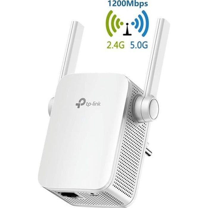 Répéteur WiFi 5 / Point d'accès WiFi 5 bi-bande 1200 Mbps – RE305 – Tp-link  Maroc
