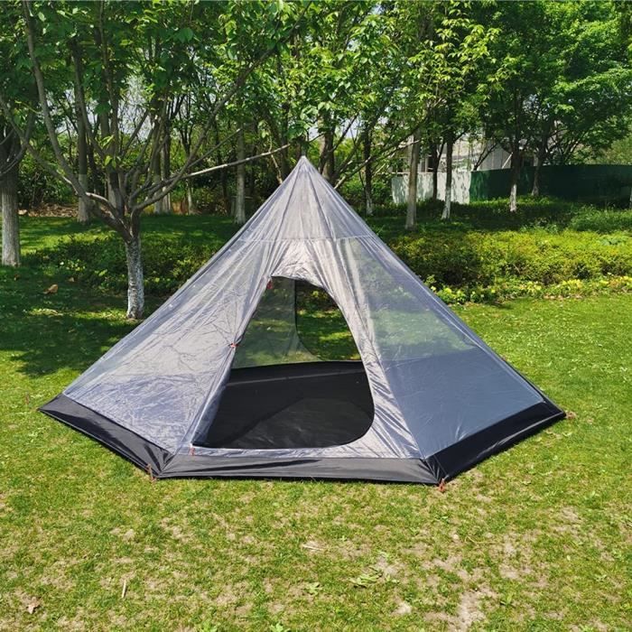 Tente Tipi Chauffable Avec Tuyau à Fumée Et Fenêtre - Pour 4 Saisons, Bushcraft, Neuve