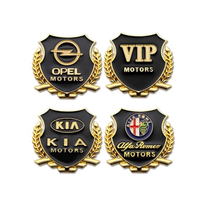 Lot De 2 Kits Autocollants Rétro Le Mans - Décalcomanies Sponsors Pour Portières Voiture