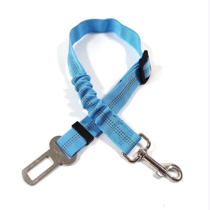 Harnais Ceinture Sécurité Voiture Pour Chien - Attache Véhicule - Aluminium Léger Et Solide