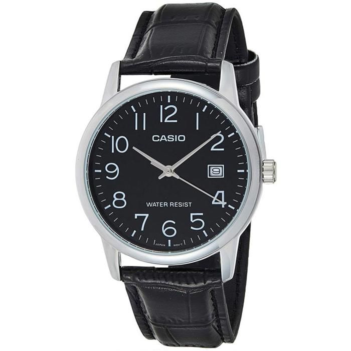Montre - Casio - MTP-V002MA - Quartz - Argenté - Analogique - Acier