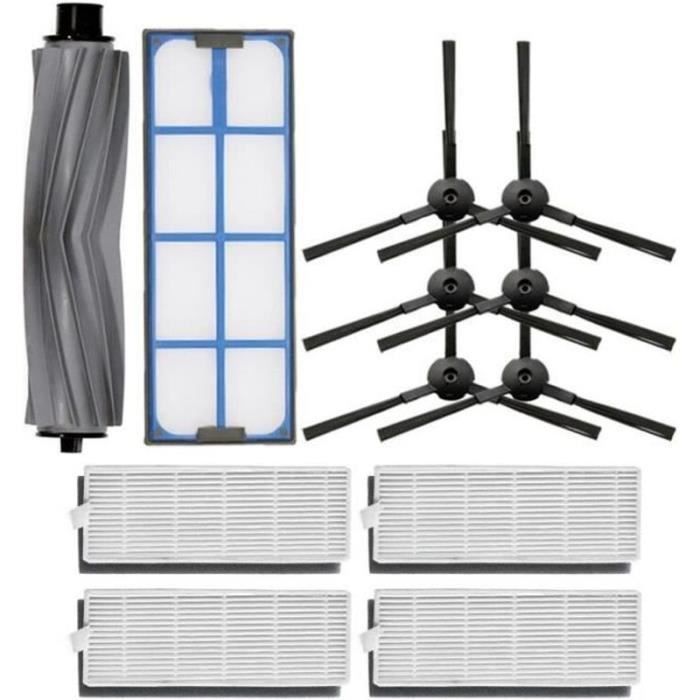 Kit D'entretien Pour Robot Aspirateur AMIBOT SPIRIT H2O X430 - Brosses Et Filtre HEPA Inclus