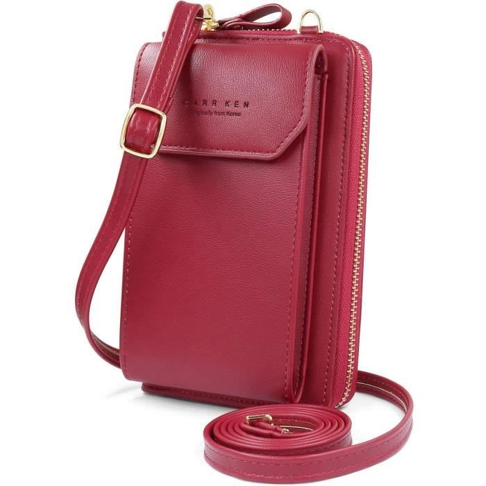 Pochette Sac a Main Petit Sac Bandouliere Femme Petits Sacs pour Telephone Mini Cuir Sac de Telephone pour Cartes de Cdiscount Bagagerie Maroquinerie