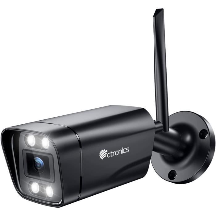 2K 4MP Ctronics Caméra Surveillance WiFi Exterieure sans Fil