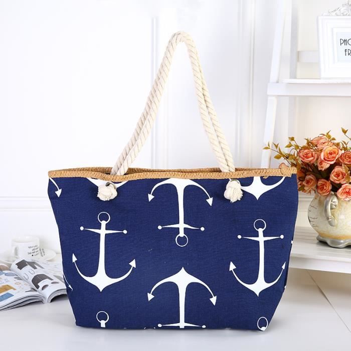Sacs à main pour femme - Sac cabas zippé - Grand sac à bandoulière - Sac d'école - Sac