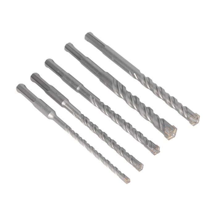 Foret En Carbure à Tige Hexagonale 1/4 160 Mm Pour Maçonnerie, Béton