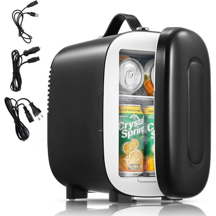 YASHE Mini frigo da camera, 4L frigorifero piccolo per la cura della