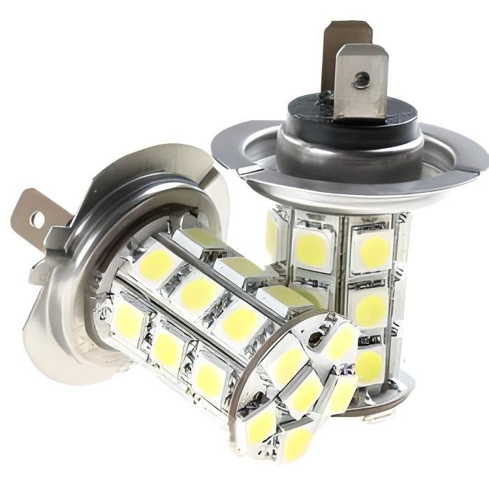 2 x Ampoules H7 LED SMD 27 LED