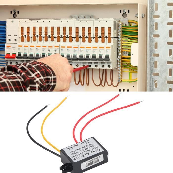 Convertisseur Abaisseur 48V-96V Vers 12V DC - Étanche - Pour Alimentation LED, Moteurs...