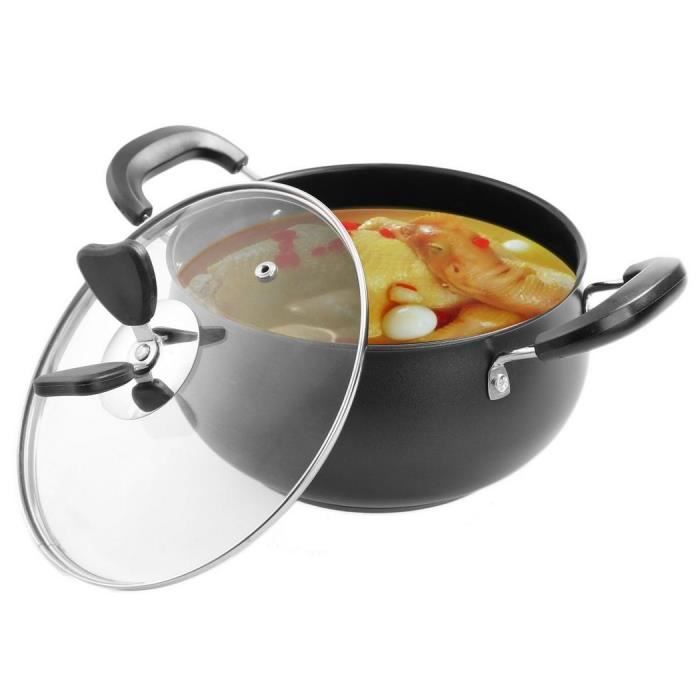 Pot de soupe avec couvercle en acier inoxydable 2L Cdiscount Au quotidien